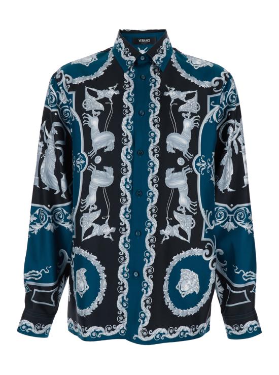 26SS 베르사체 셔츠 10194381A160965BE50 Blu