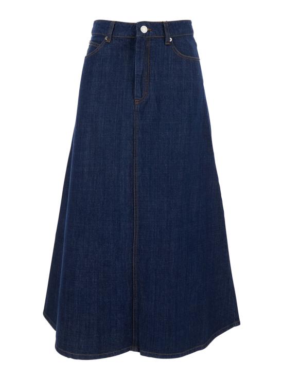 26SS 아미 롱 스커트 FSK467DE0122402 Blu