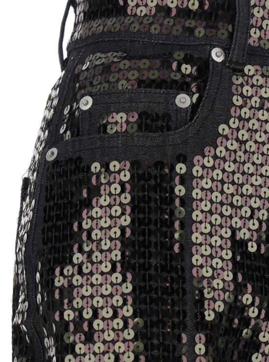 26SS 릭 오웬스 데님 팬츠 RP01F6329SRAKM30994 Black - RICK OWENS