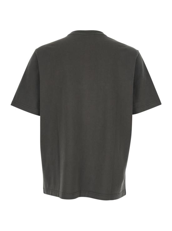 26SS 메종키츠네 핸드라이팅 컴포트 티셔츠 MM00126KJ70250453 Brown - MAISON KITSUNE