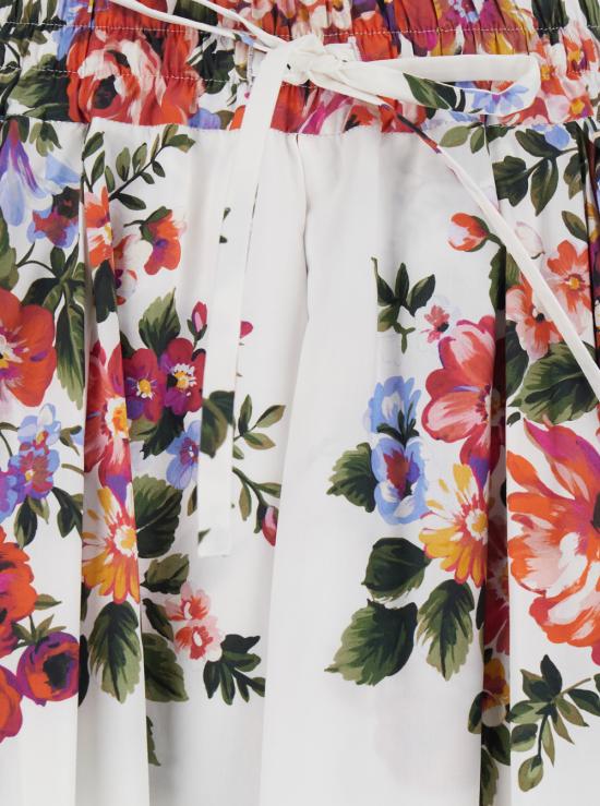 26SS 돌체앤가바나 롱 스커트 F4DC7THS5UUHA5ZO White - DOLCE & GABBANA