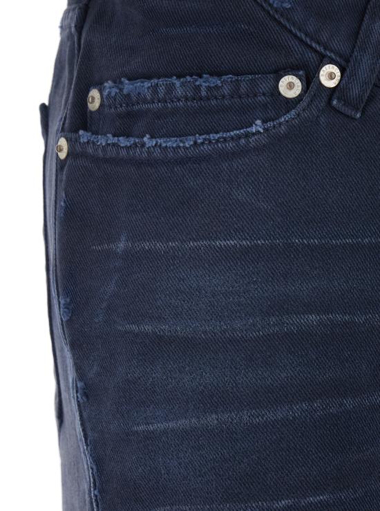 26SS 발렌시아가 커브드 Waist 팬츠 848019TTW648074 Blu - BALENCIAGA