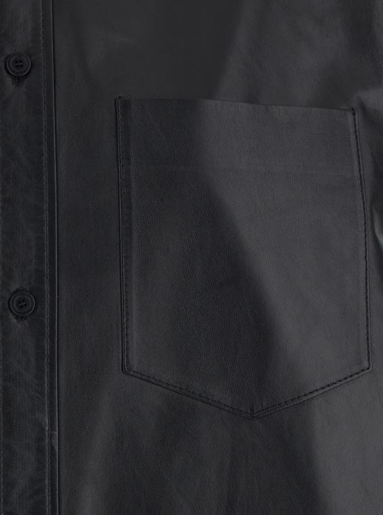 26SS 발렌시아가 턱드 슬리브 셔츠 861044TLS061000 Black - BALENCIAGA