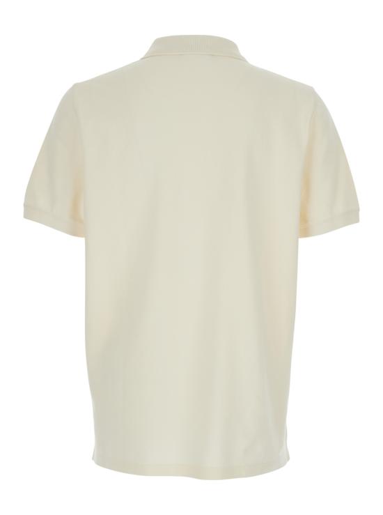 26SS 메종키츠네 폭스 헤드 레귤러 폴로 티셔츠 PM00209KP00020063 Beige - MAISON KITSUNE