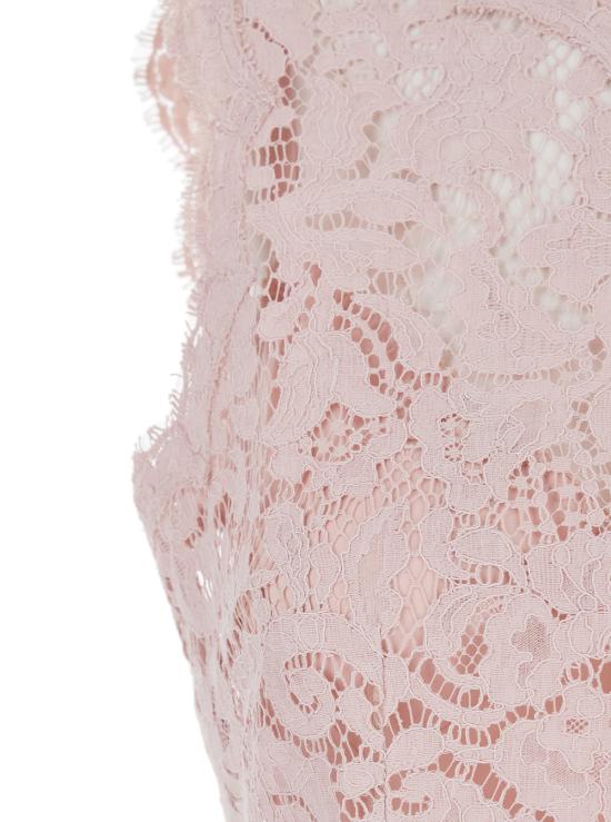 26SS 돌체앤가바나 코르도네토 레이스 드레스 F6H0ZTHLMTBF1246 Pink - DOLCE & GABBANA
