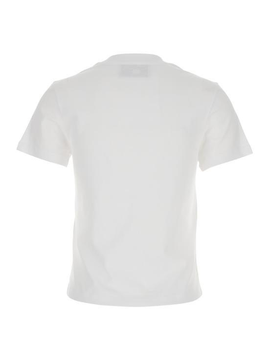 26SS 아미 스몰 하트 로고 코튼 크롭 티셔츠 FTS347724100 White - AMI