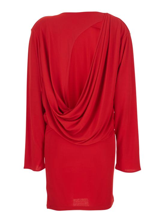 26SS 자크뮈스 미디 원피스 DRW00823AJ00253470 Red - JACQUEMUS