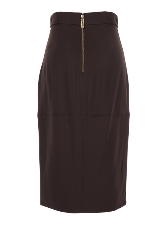 26SS 엘리자베타프랜치 미디 스커트 GO17361E2644 Brown - ELISABETTA FRANCHI