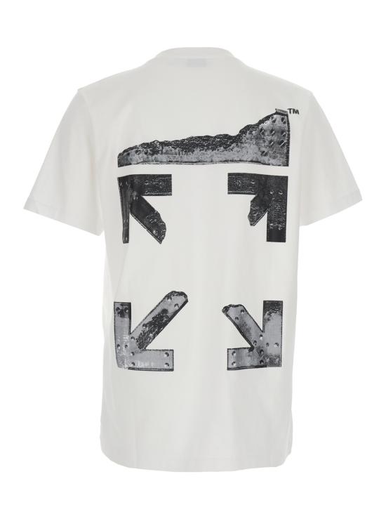 26SS 오프화이트 반팔 티셔츠 44MAA027S26J0011000 White - OFF WHITE