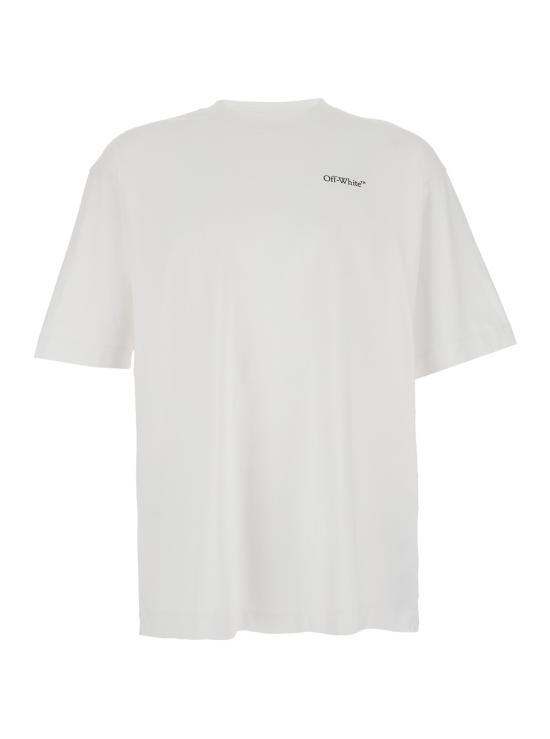 26SS 오프화이트 반팔 티셔츠 44MAA120S26J008100 White