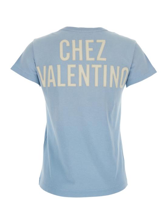 26SS 발렌티노 가라바니 탑 8B3MG24Y9GLC5Q Light blue - VALENTINO GARAVANI