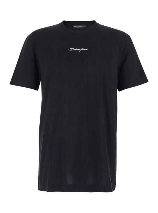 26SS 돌체앤가바나 반팔 티셔츠 G8RN8ZG7P0CN0000 Black