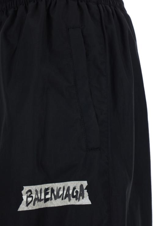 26SS 발렌시아가 스트레이트 팬츠 857634TPQ381000 Black - BALENCIAGA