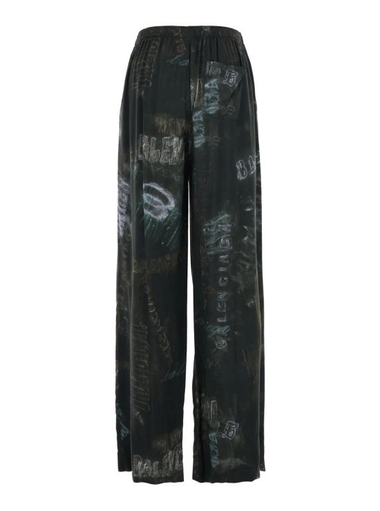 26SS 발렌시아가 스트레이트 팬츠 850716TTL781055 Black - BALENCIAGA