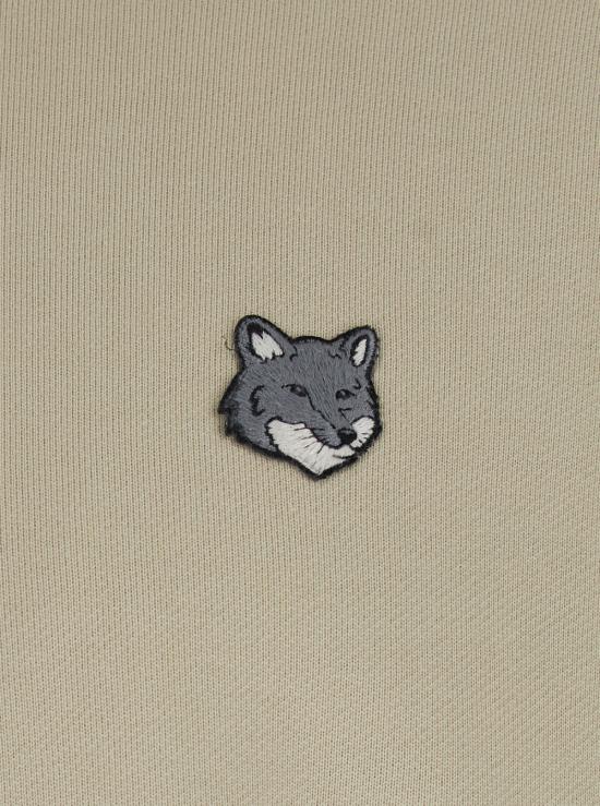 26SS 메종키츠네 폭스 헤드 컴포트 하프 집 스웨트셔츠 PM00305KM03410450 Green - MAISON KITSUNE