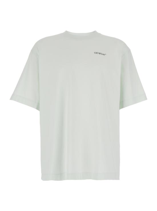 26SS 오프화이트 반팔 티셔츠 44MAA120S26J008332 Green