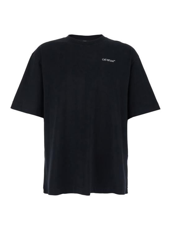 26SS 오프화이트 반팔 티셔츠 44MAA120S26J008001 Black