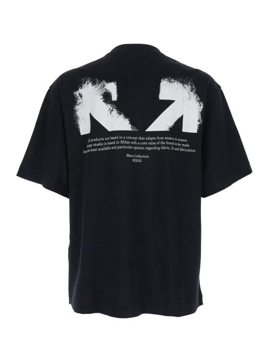 26SS 오프화이트 반팔 티셔츠 44MAA120S26J008001 Black - OFF WHITE