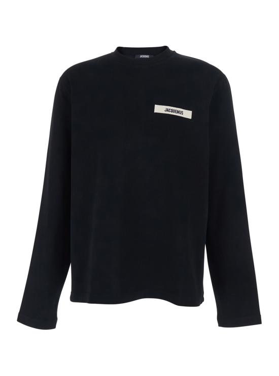 26SS 자크뮈스 그로그랭 긴팔 티셔츠 TSM00570AJ00226990 Black