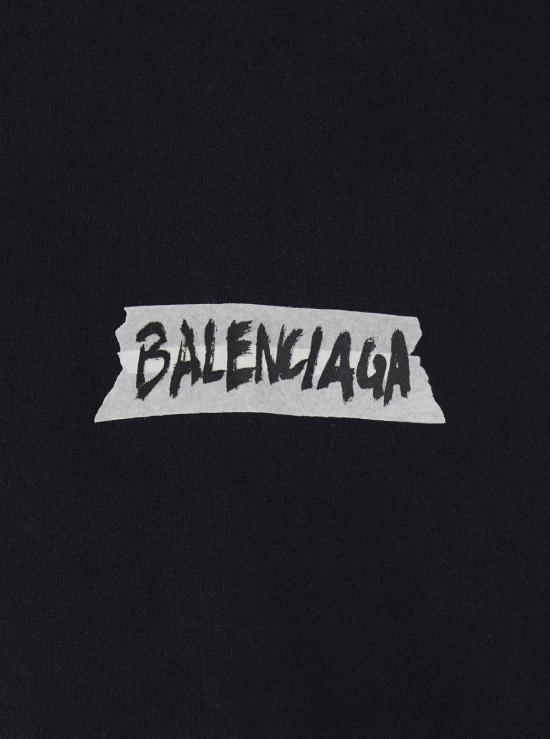 26SS 발렌시아가 탑 850404TTVL61041 Black - BALENCIAGA