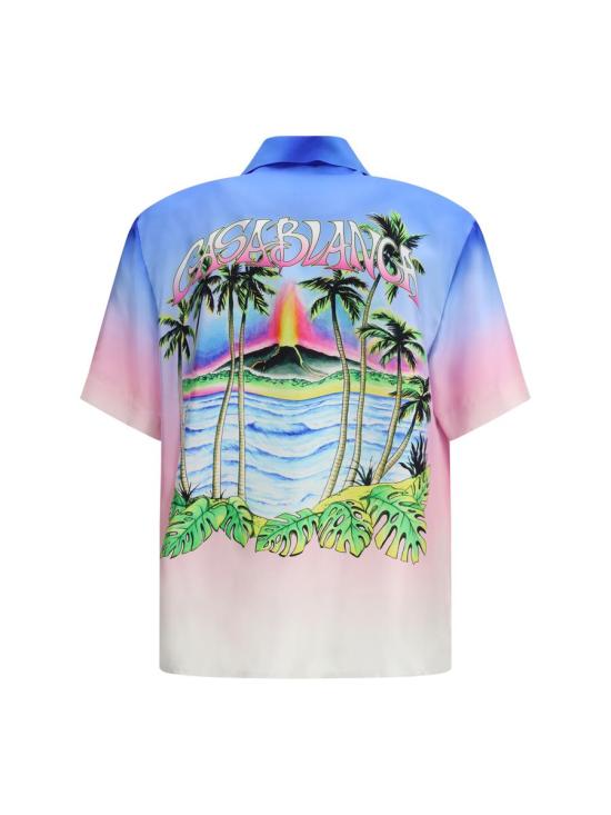 26SS 카사블랑카 긴팔 셔츠 MSP26SH00310 VOLCANO MULTICOLOUR - CASABLANCA