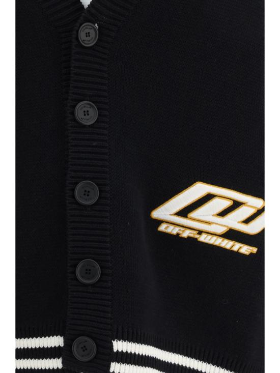 26SS 오프화이트 스웨터 44MHB019S26K002001 0001 Black - OFF WHITE