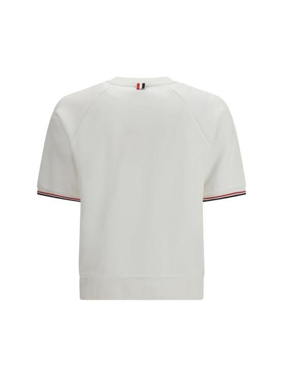 26SS 톰브라운 탑 MJT558AJ0249 100 WHITE - THOM BROWNE