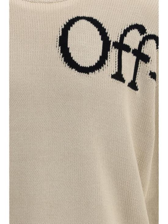 26SS 오프화이트 스웨터 44MHE20QS26K001110 1010 Beige - OFF WHITE