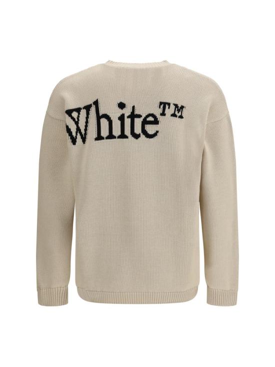 26SS 오프화이트 스웨터 44MHE20QS26K001110 1010 Beige - OFF WHITE