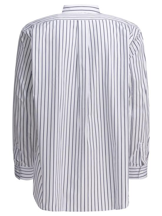 26SS 꼼데가르송 긴팔 셔츠 FZ B115 PER119 STRIPE WHITE - COMME DES GARCONS