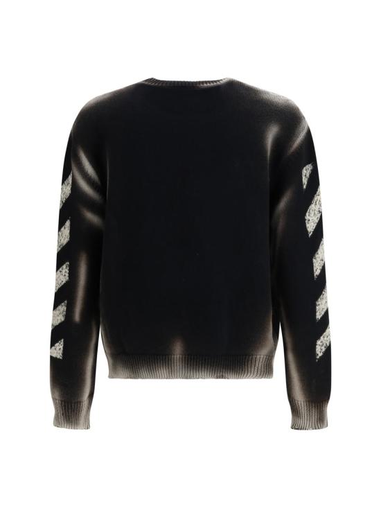 26SS 오프화이트 스웨터 44MHE20US26K003001 0001 Black - OFF WHITE