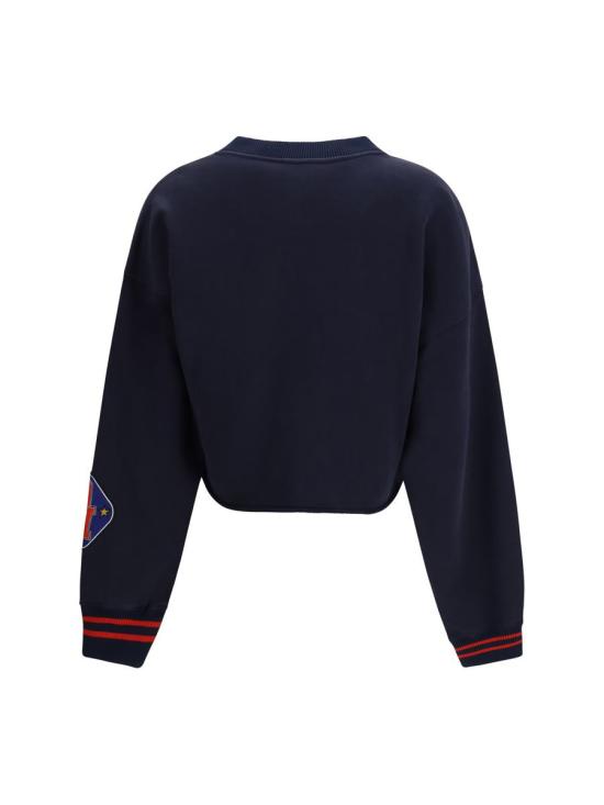 26SS 오프화이트 스웨터 2BA07ES26FLE001 W932 BLUE - OFF WHITE