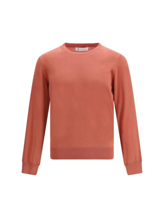 26SS 브루넬로 쿠치넬리 풀오버 니트 M2900100 CIJ11 ORANGE