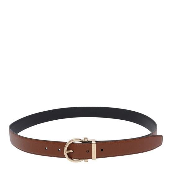 26SS 살바토레 페라가모 가죽 벨트 790543670302RADICA BROWN