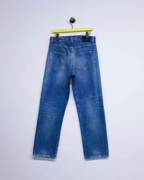  마르지엘라 데님 팬츠 메종  빈티지 워싱 블루 패치 5포켓 진 - MAISON MARGIELA
