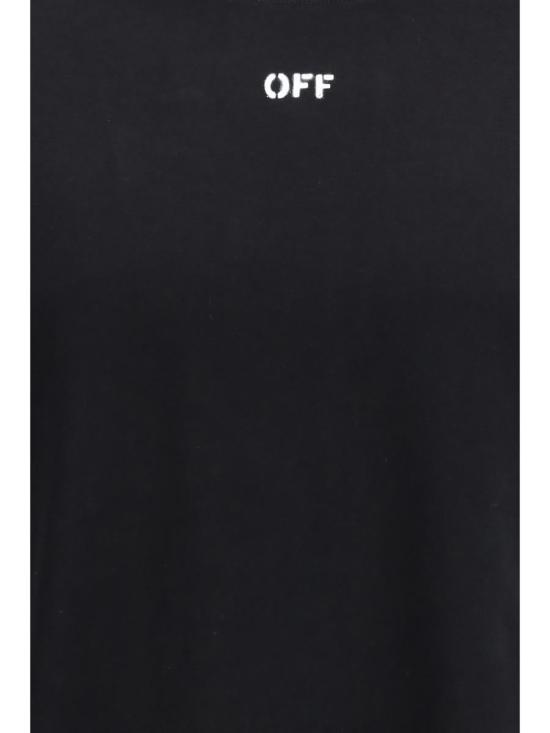 26SS 오프화이트 탑 44MAA120S26J00I001 0001 Black - OFF WHITE