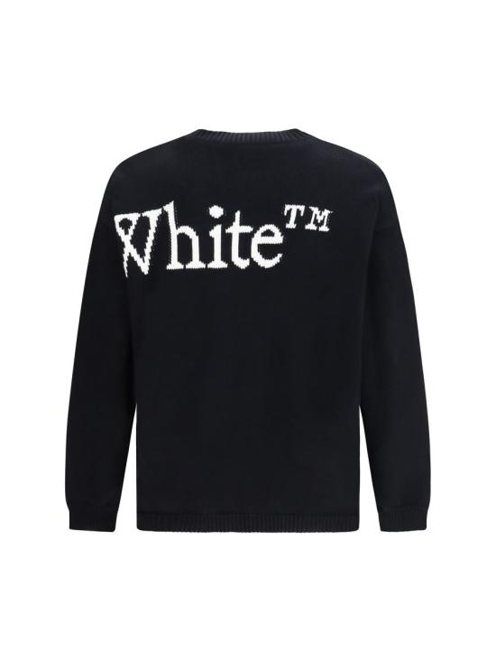 26SS 오프화이트 스웨터 44MHE20QS26K001001 0001 Black - OFF WHITE