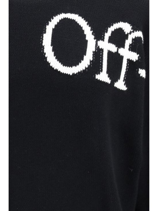 26SS 오프화이트 스웨터 44MHE20QS26K001001 0001 Black - OFF WHITE