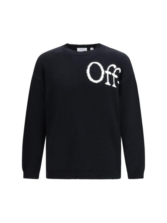 26SS 오프화이트 스웨터 44MHE20QS26K001001 0001 Black