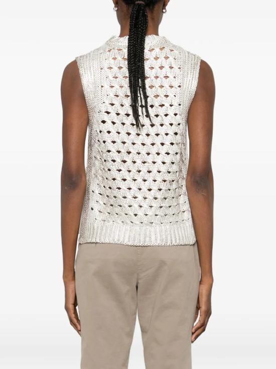 26SS 페세리코 민소매 티셔츠 A98206F03S 09309S02 White - PESERICO