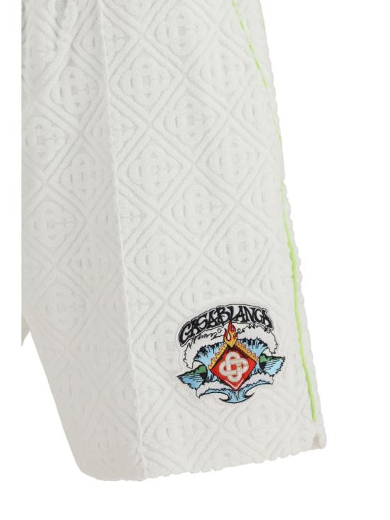 26SS 카사블랑카 숏팬츠 MSP26JTR27103 WHITE - CASABLANCA