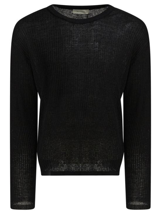 26SS 엠에프펜 탑 M126 058COMPANION JUMPERBLACK RIB Black