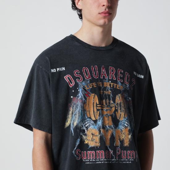 26SS 디스퀘어드2 반팔 티셔츠 S74GD1539D20108 Black - DSQUARED2