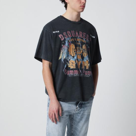 26SS 디스퀘어드2 반팔 티셔츠 S74GD1539D20108 Black