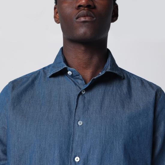 26SS 싸쿠스 데님 셔츠 MOP742ML11296 Light blue - XACUS