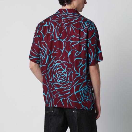 26SS 드리스 반 노튼 탑 207423244 Burgundy - DRIES VAN NOTEN