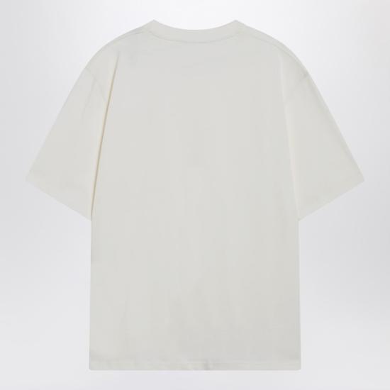 26SS 아미 화이트 코튼 드 하트 엠보스 티셔츠 UTS357726 White - AMI