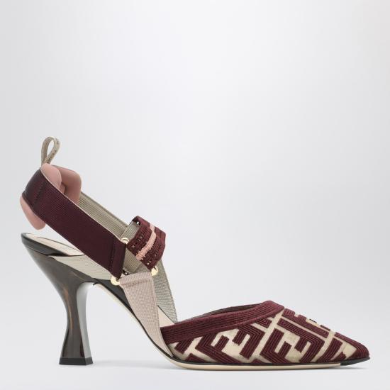 26SS 펜디 힐/펌프스 8J8875AWCX Burgundy