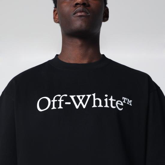 26SS 오프화이트 반팔 티셔츠 OMAA120C99JER008 Black - OFF WHITE