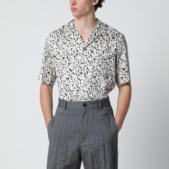 26SS 드리스 반 노튼 반팔 셔츠 207423030 White